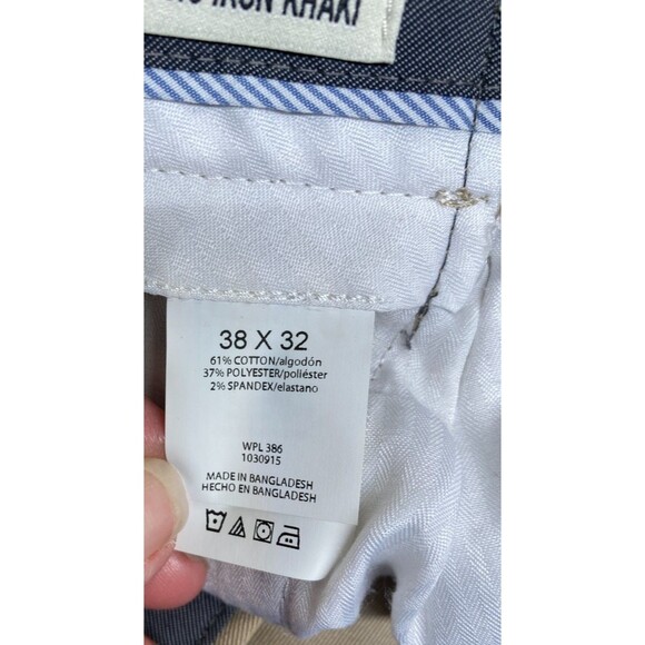 Haggar Mens Sz 38X32 Tan Classic Fit Premium No Iron Khaki Pants - Picture 8 of 12
